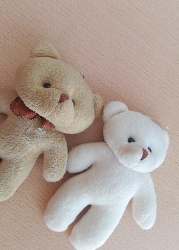 E.L.F Beyaz ve Bej Peluş Ayıcık Seti