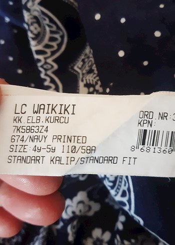 3 adet 4 5yas uyumlu  marka elbiseler - Görsel 10