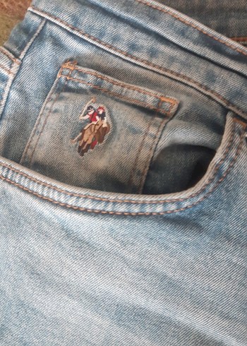 Renkli Baskılı erkek  Kot Pantolon - Görsel 3