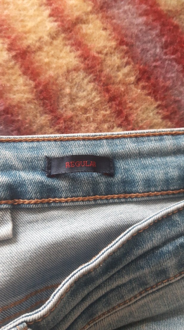 Renkli Baskılı erkek  Kot Pantolon - Görsel 2