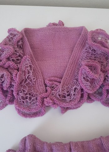 Diger Mor Fırfırlı Kız Çocuk Etek - Görsel 2