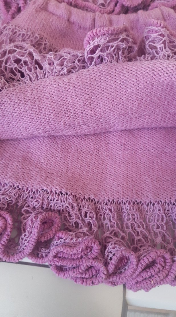 Diger Mor Fırfırlı Kız Çocuk Etek - Görsel 3