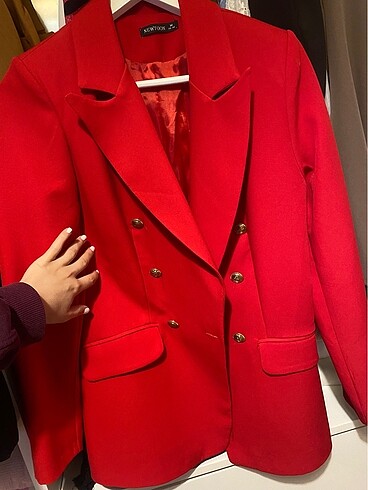 Kırmızı Blazer
