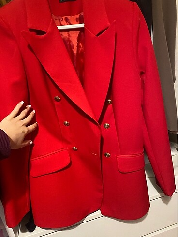 Diğer Kırmızı Blazer