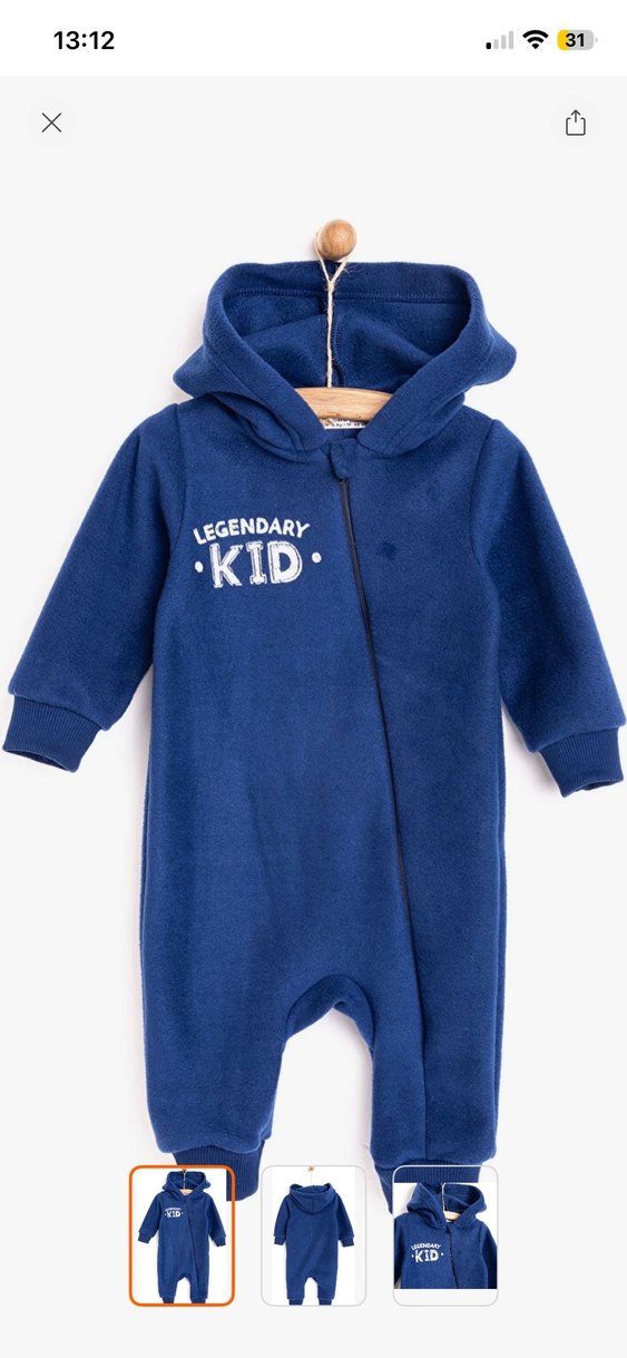 Kapüşonlu Fermuarlı Erkek Çocuk Sweatshirt - Görsel 3