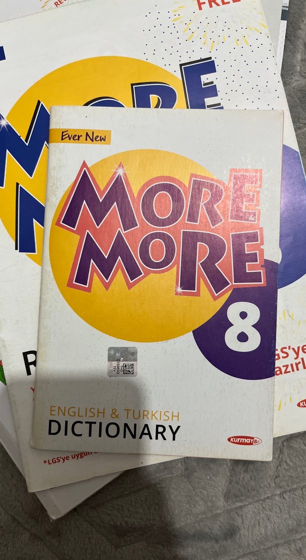 More More 8 İngilizce-Türkçe Sözlük ve Kitap Seti - Görsel 2