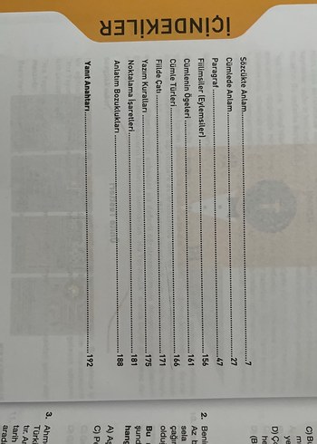 8. Sınıf hız yayınları Türkçe  Soru Bankası - Görsel 3