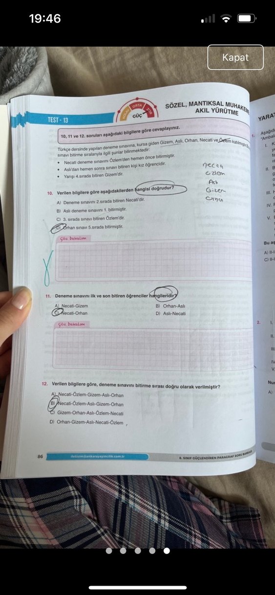 8. Sınıf Ankara yayınları Paragraf Soru Bankası - Görsel 3