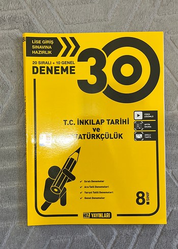 8 sınıf hız tayınları deneme ( 3 deneme 250 tl ) - Görsel 5