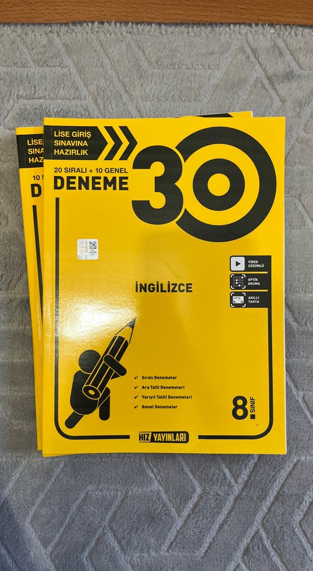 8 sınıf hız tayınları deneme ( 3 deneme 250 tl ) - Görsel 3