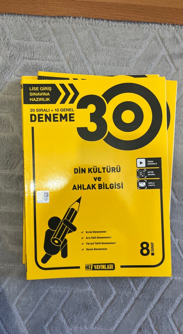 8 sınıf hız tayınları deneme ( 3 deneme 250 tl ) - Görsel 2
