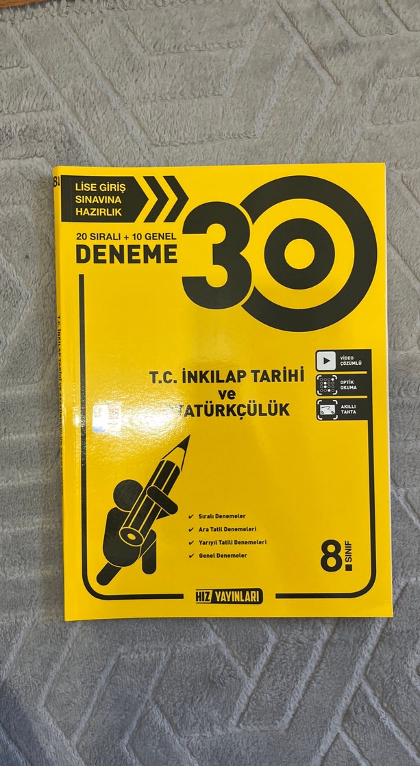 8 sınıf hız tayınları deneme ( 3 deneme 250 tl ) - Görsel 5