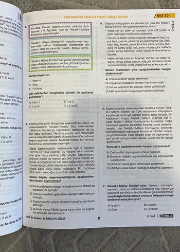 8. Sınıf hız yayınları inkilap soru bankası - Görsel 2