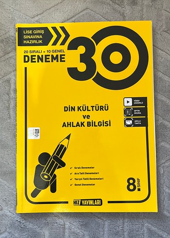 8 sınıf hız yayınları test kitapları hepsi sıfırdır - Görsel 3