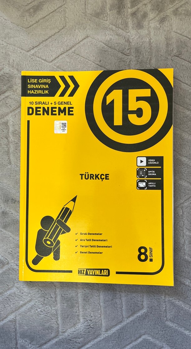 8 sınıf hız yayınları test kitapları hepsi sıfırdır - Görsel 5
