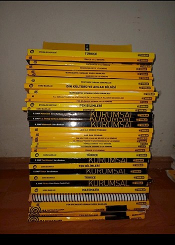 8 sınıf hız yayınları test kitabı tanesi 85-100 tl - Görsel 2