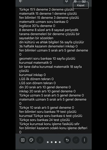 8 sınıf hız yayınları test kitabı tanesi 85-100 tl - Görsel 4