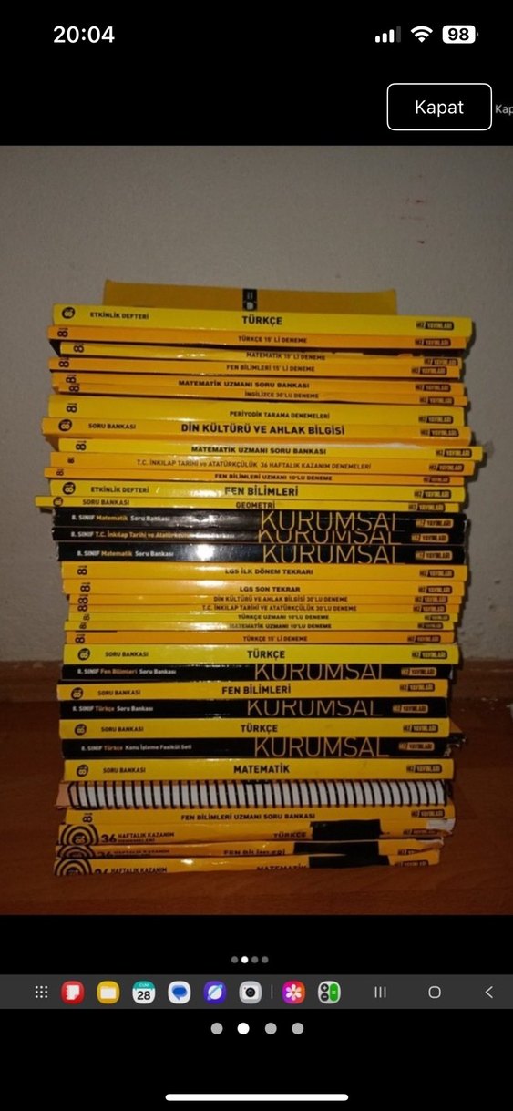 8.sınıf hız yayınları test kitabı - Görsel 2