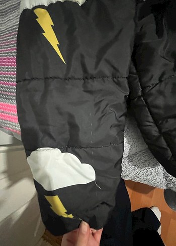 Kapüşonlu Şişme Kadın Mont - Görsel 4