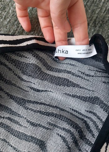 Zebra Desenli Askılı Monokini - Görsel 2