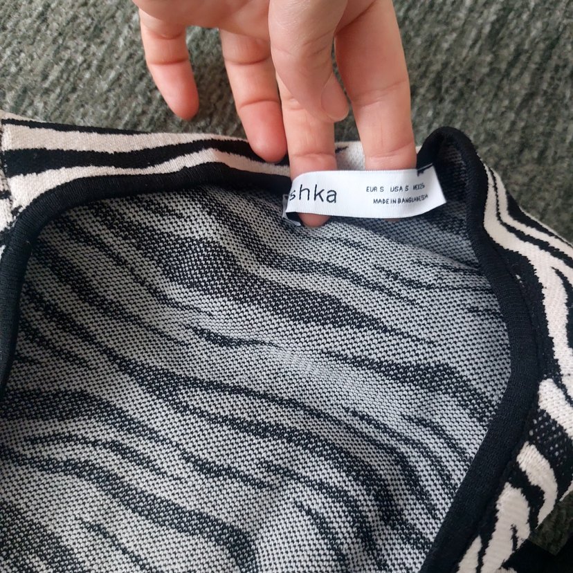 Zebra Desenli Askılı Monokini - Görsel 2