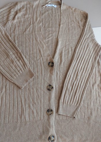 Bej V Yakalı Kadın Kazak - Görsel 3