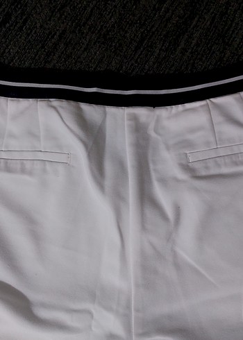 Kadın Beyaz  Kumaş Pantolon - Görsel 3