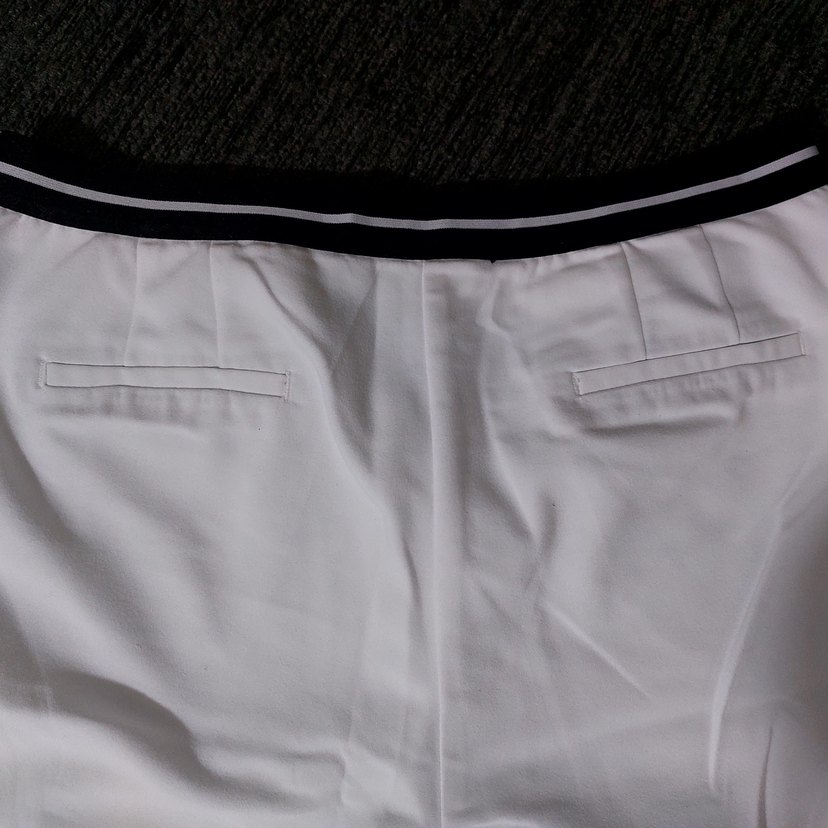 Kadın Beyaz  Kumaş Pantolon - Görsel 3