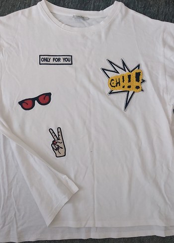 Beyaz genç kiz, Baskılı Tişört - Görsel 2