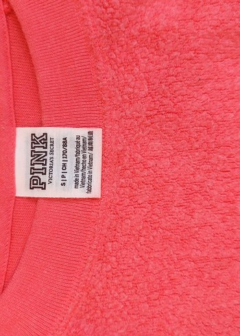 Pembe Kadın Sweatshirt Uzun Kollu - Görsel 3