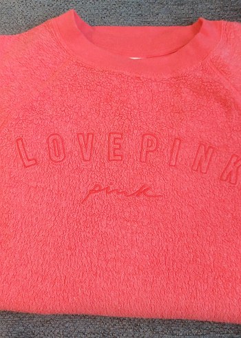 Pembe Kadın Sweatshirt Uzun Kollu - Görsel 2