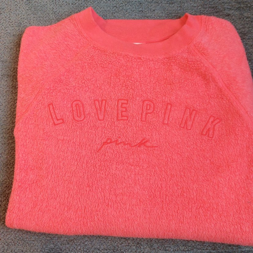 Pembe Kadın Sweatshirt Uzun Kollu - Görsel 2