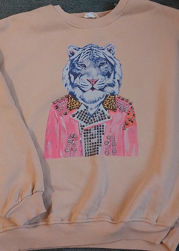 Kadın Bohem Tarzı Baskılı Sweatshirt - Görsel 2