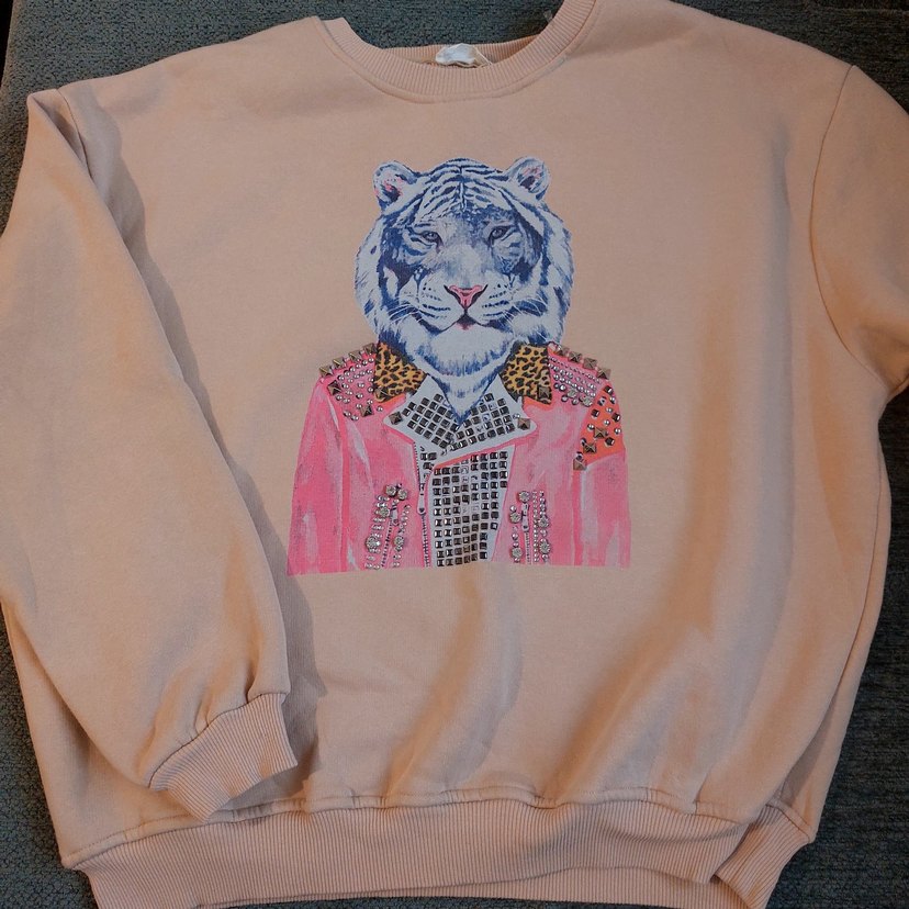 Kadın Bohem Tarzı Baskılı Sweatshirt - Görsel 2