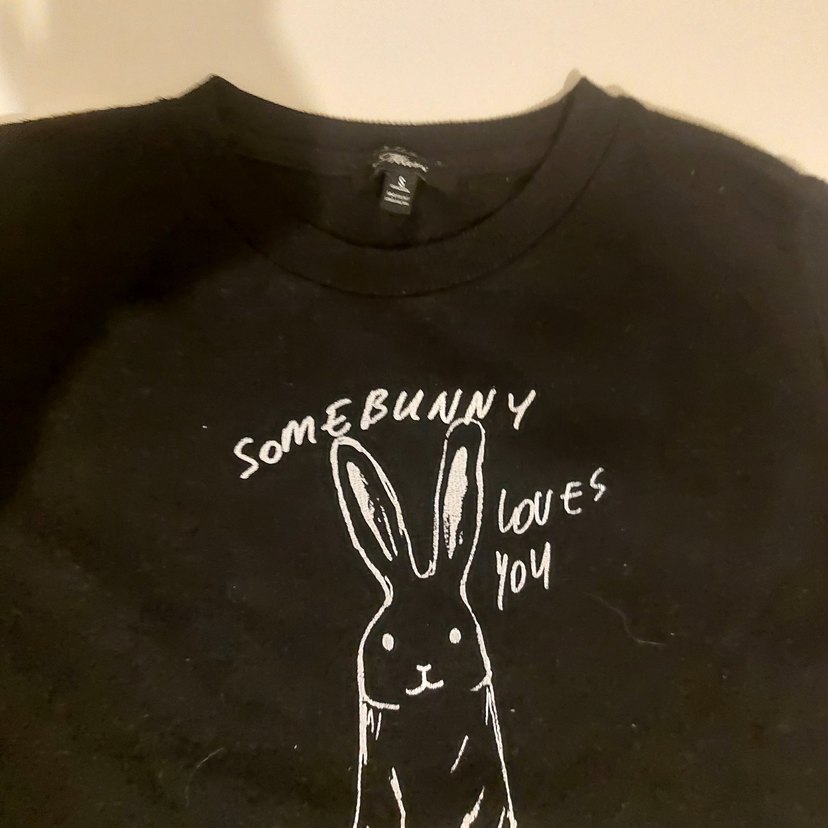 Baskılı Siyah Kadın Sweatshirt - Görsel 2