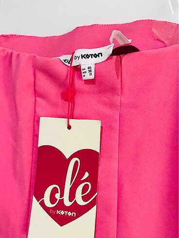 Pembe İspanyol pantolon