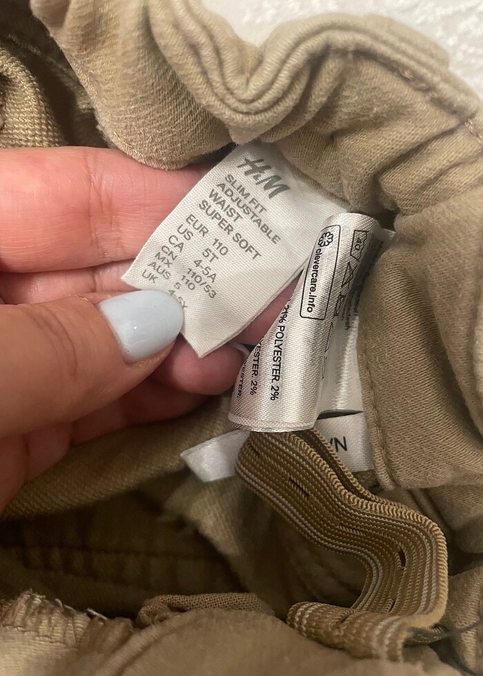 HM kanvas pantolon - Görsel 3