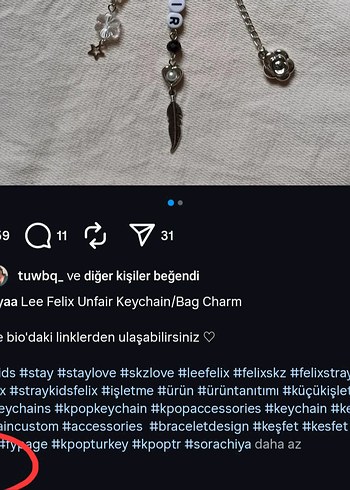 Beden Stray Kids Felix Unfair Anahtarlık