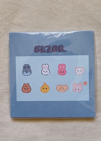 Stray Kids SKZOO Yapışkanlı not kağıdı - Görsel 5