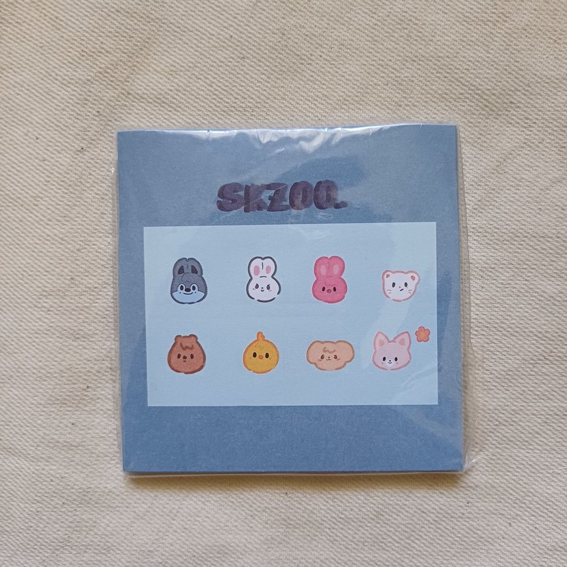 Stray Kids SKZOO Yapışkanlı not kağıdı - Görsel 5