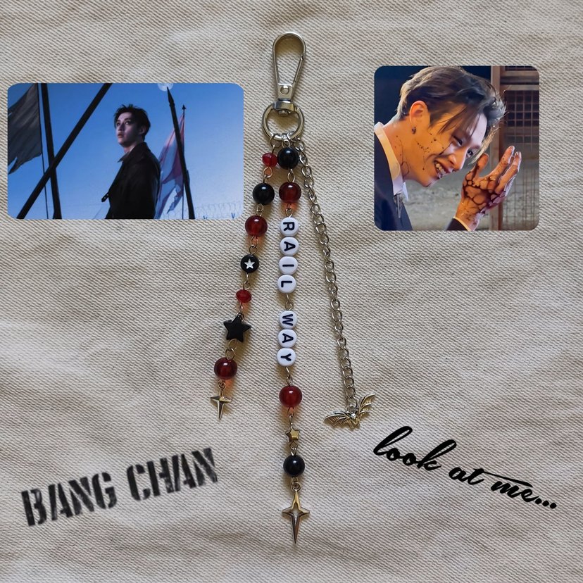 Stray Kids Bang Chan Railway Anahtarlık - Görsel 2