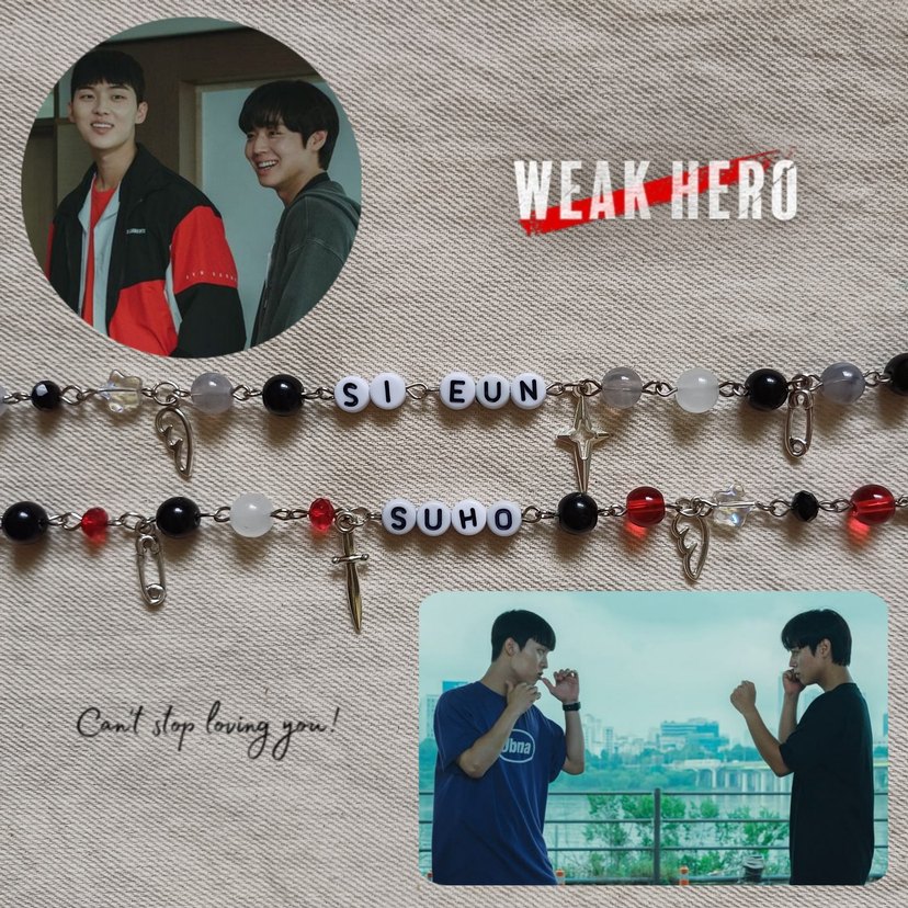 Weak Hero Class Sieun & Suho Çift Bilekliği (İLANI ALMAYIN) - Görsel 2