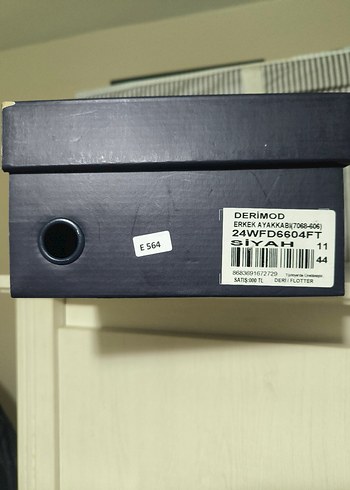 Siyah Erkek Günlük hakiki Deri Ayakkabı Derimod marka - Görsel 11