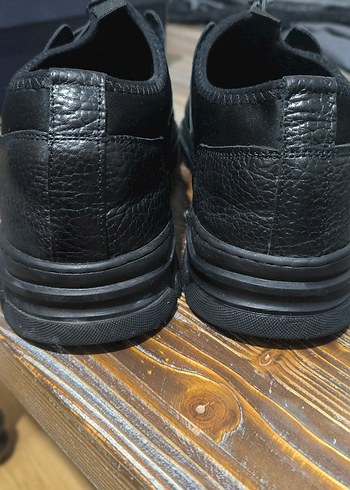 Siyah Erkek Günlük hakiki Deri Ayakkabı Derimod marka - Görsel 6