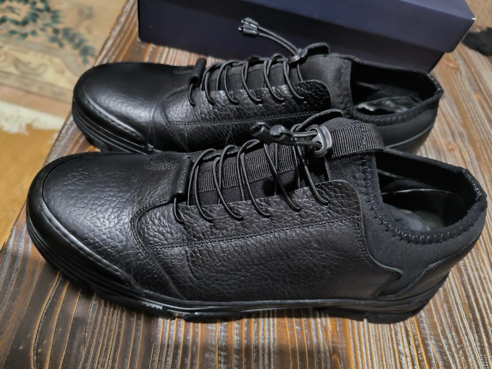 Siyah Erkek Günlük hakiki Deri Ayakkabı Derimod marka - Görsel 4