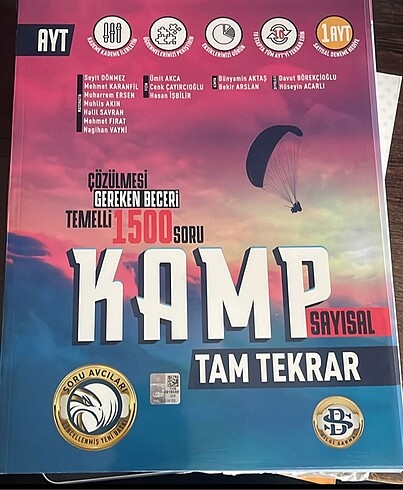 Bilgi Sarmal AYT sayısal kamp 10fasikül+1deneme