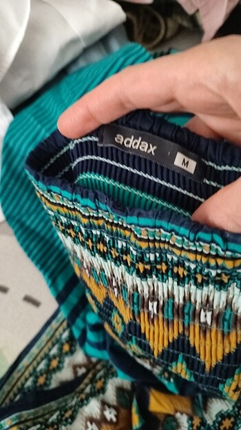 m Beden turkuaz Renk Addax günlük elbise