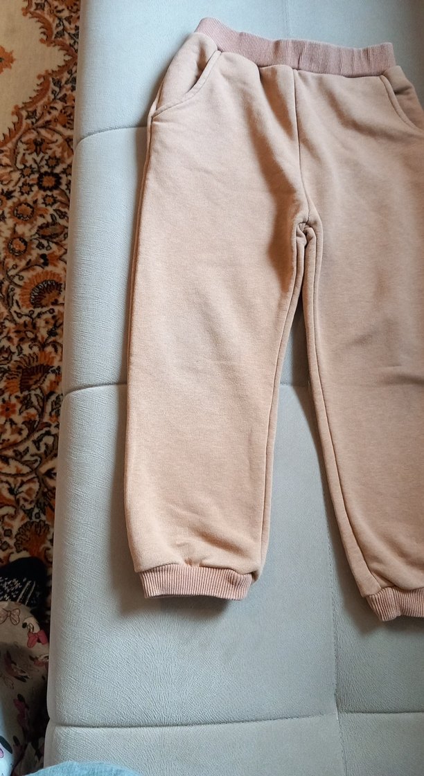 erkek  Çocuk camel renkliRahat Kesim Eşofman Altı - Görsel 2