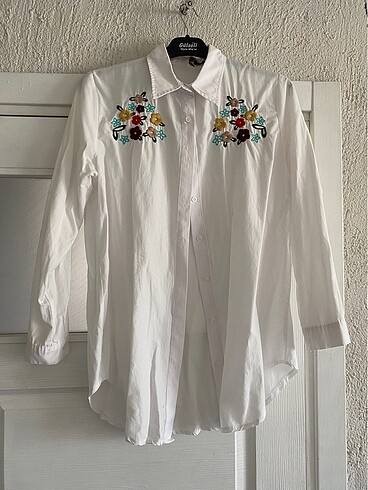 Gömlek tesettür tunik - Görsel 2