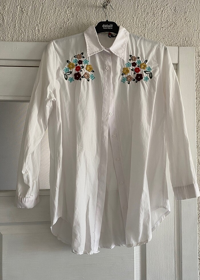 Gömlek tesettür tunik - Görsel 2